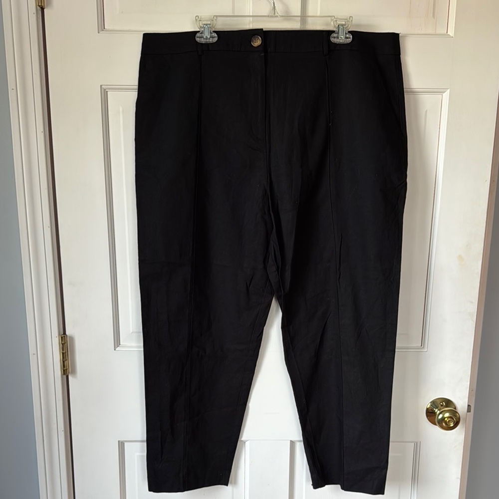 Cisos Black Linen Feel Pants Size 16.  Never worn